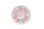 Hermia Red Thorn Juego de Platos para Postres Rojo y Blanco (6 Piezas) de Porcelana